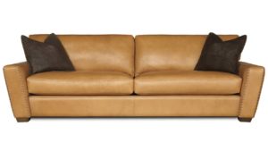 City Cowboy Sofa in Coachella Tan with 2 Tone Whipstitch 7