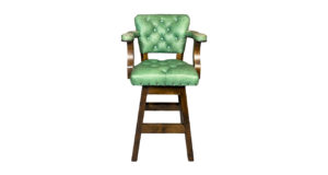 Tufted Turquoise Barstool
