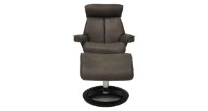 Leather Chair & Ottoman